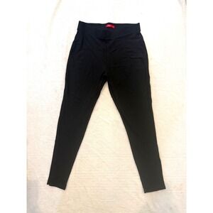 Maze‎ Collection Womens Black Ponte Knit Leggings Pull On Stretch Pants Large